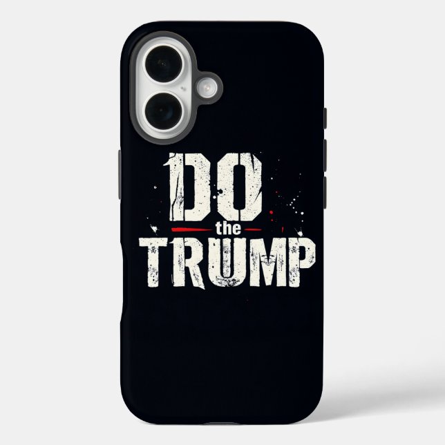 Trump iPhone 16 Hülle (Rückseite)