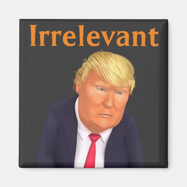 Trump Irrelevant Magnet (Vorne)