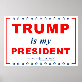 TRUMP ist das Unterschreiben der Kundgebung meines Poster