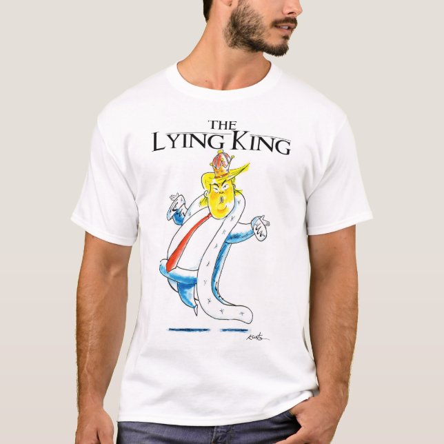 Trump ist der Lügenkönig T-Shirt (Vorderseite)