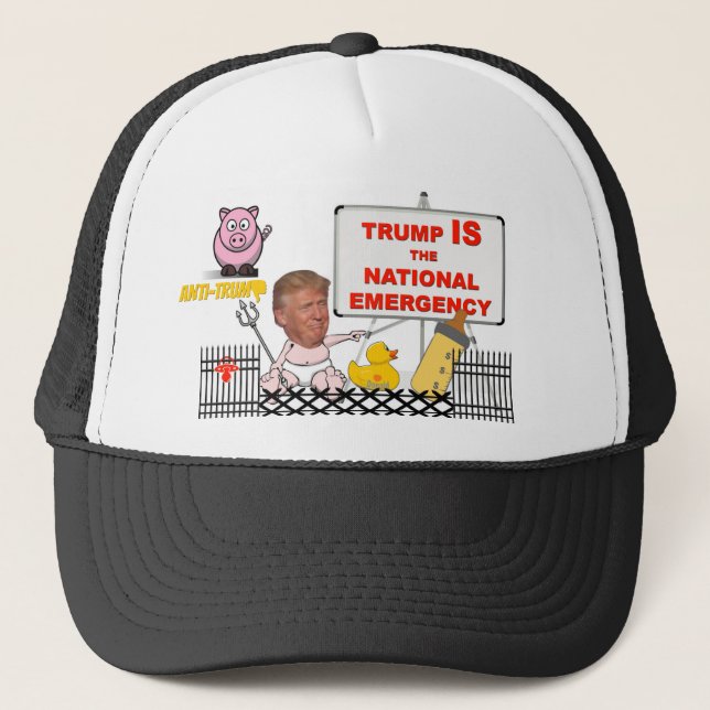 Trump ist der nationale Notfall / Anti Trump, Hat Truckerkappe (Vorderseite)