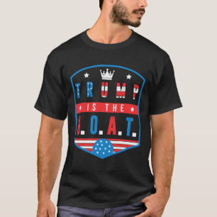 Trump Ist Die Ziege - Lustiges Pro-Trump-Unterstüt T-Shirt