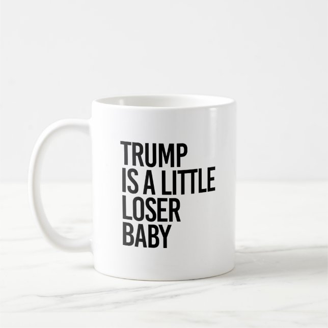 Trump ist ein kleines Nickerchen Kaffeetasse (Links)