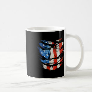 Trump Ist Ein Nationalheld Uns Tränenflagge Gesich Kaffeetasse