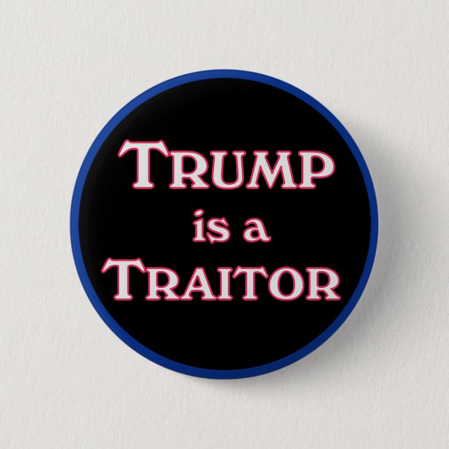 Trump ist ein Trumps Gegner gegen Trump Button (Vorderseite)
