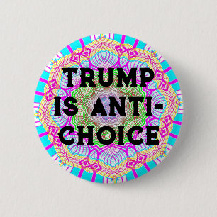 Trump ist gegen die Wahl Button