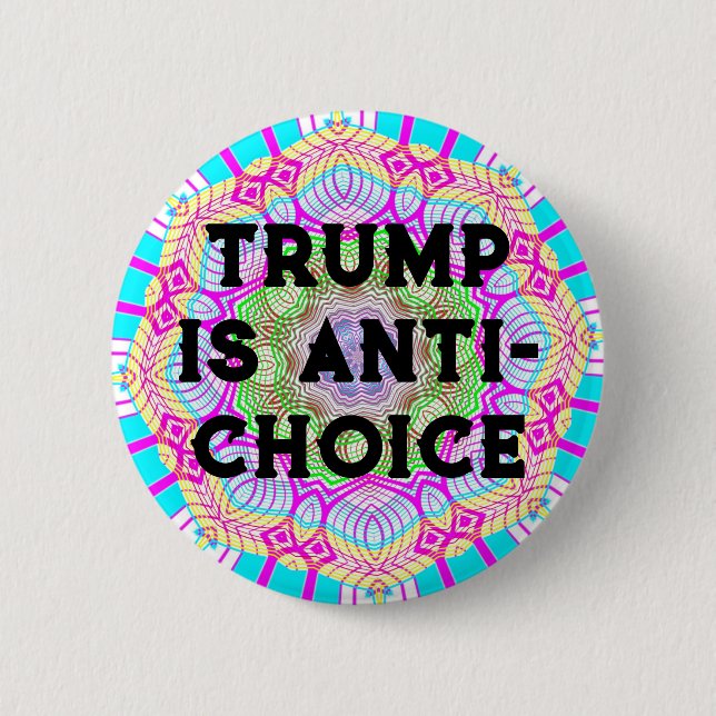 Trump ist gegen die Wahl Button (Vorderseite)