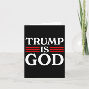 Trump ist Gott lustig Trump ist Gott 2 Karte