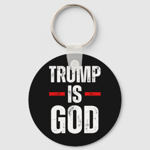 Trump ist Gott Lustig Trump ist Gott  Schlüsselanhänger