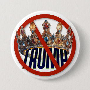Trump ist kein König Button