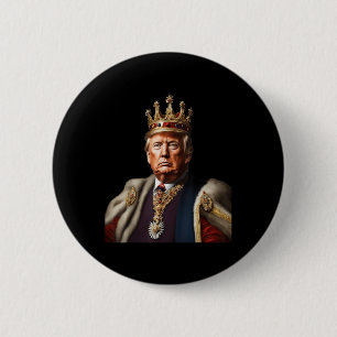 Trump ist König, der lange unter der amerikanische Button