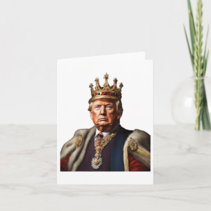 Trump ist König, der lange unter der amerikanische Karte