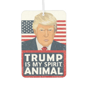 Trump ist mein Geist-Tier-Funny Autolufterfrischer