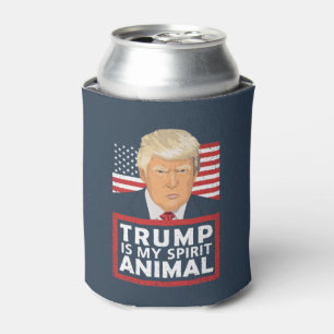 Trump ist mein Geist-Tier-Funny Dosenkühler
