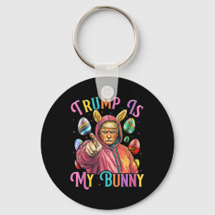 Trump Ist Mein Hase Frühlingssuche Eier Machen Ost Schlüsselanhänger