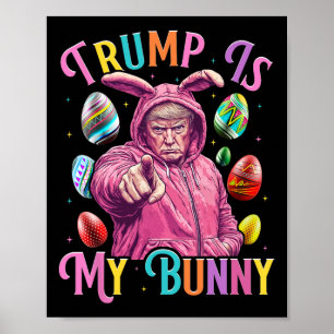 Trump ist mein sonniger Frühlingsjäger und macht O Poster