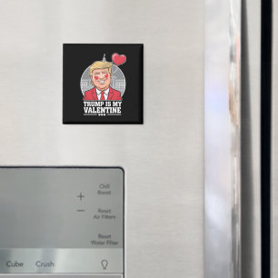 Trump ist mein Valentin Retro Valentinstag  Magnet