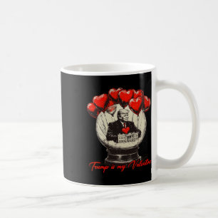 Trump ist mein Valentine Retro Valentine Snow Glob Kaffeetasse