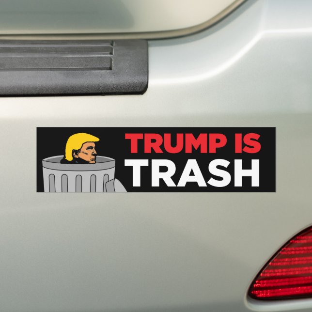 Trump ist Trumps Mülleimer gegen Trump Autoaufkleber (Auf Auto)