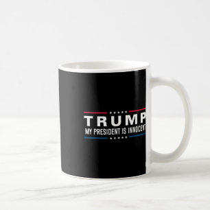 Trump ist unschuldig, Amerika 2024 wieder zurück z Kaffeetasse