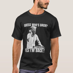 Trump ist zurück im komischen Retro-DOJ und nimmt T-Shirt