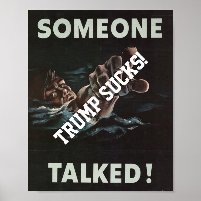 Trump Jemand hat das Poster des Zweiten Weltkriegs (Vorne)