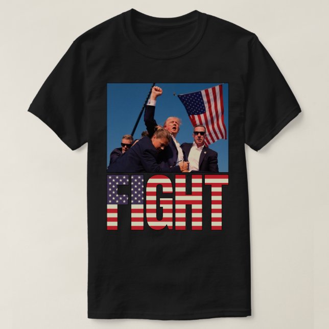 Trump-Kampf T-Shirt (Design vorne)