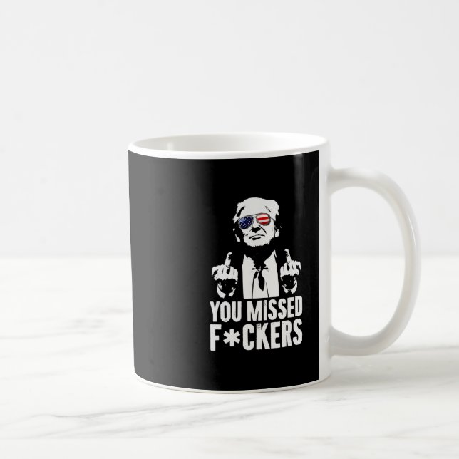 Trump Kämpfe Kämpfe Kämpfe  Kaffeetasse (Rechts)