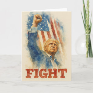 Trump-Kampfkarten Karte