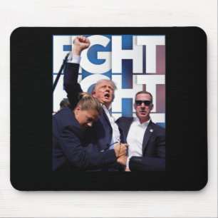 Trump kämpft für Amerika Trump untauglich Mousepad