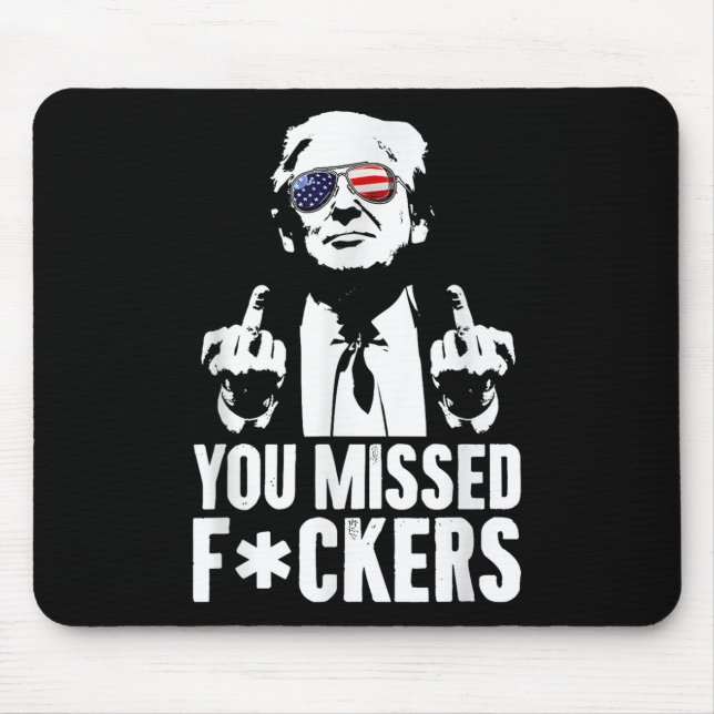 Trump kämpft gegen Kampf Mousepad (Vorne)