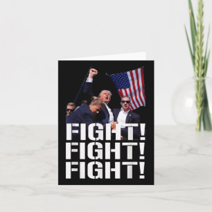 Trump kämpft gegen Kampf, Trump Defiant, Trump Sho Karte