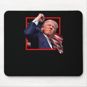 Trump kämpft gegen Kämpfer Unterstützer Amerikaner Mousepad