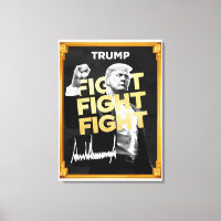 Trump kämpft gegen Leinwand - Inspirierend Kunst f