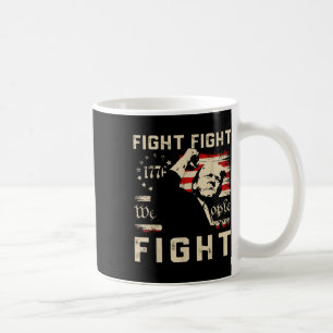 Trump kämpft im Jahr 1776 gegen die Volksflagge Kaffeetasse