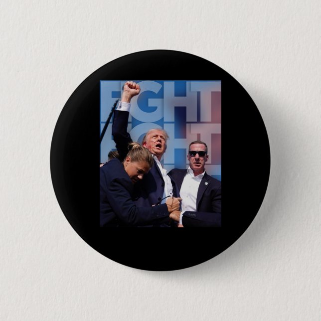 Trump kämpft untauglich für Amerika 4 Button (Vorderseite)