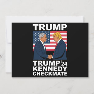 Trump Kennedy Checkmate 2024 Wahl Trump Kennedy Einladung