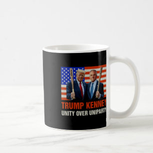 Trump Kennedy Einheit gegen Unipartei 2025 Lustige Kaffeetasse