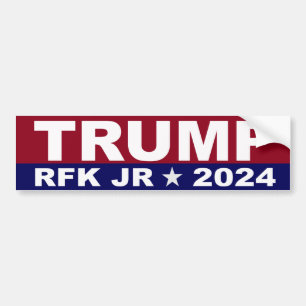 TRUMP KENNEDY RFK JR AUTOAUFKLEBER