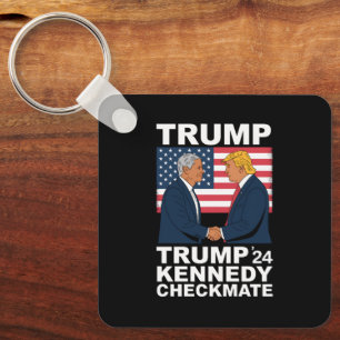Trump Kennedy Schachmatt 2024 Wähle Trump Kennedy Schlüsselanhänger