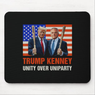 Trump Kennedy Unity over Uniparty 2024 Funny Elect Mousepad
