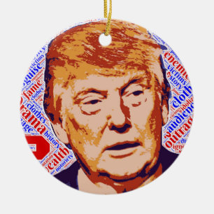 Trump Keramik Ornament