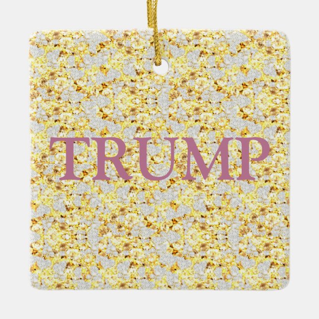 TRUMP KERAMIKORNAMENT (Vorderseite)