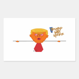 Trump Kilroy Light Rechteckiger Aufkleber