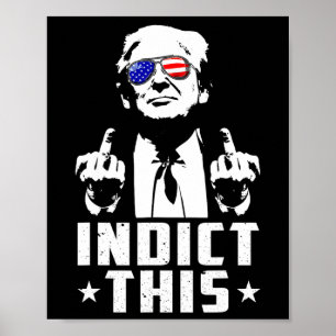 Trump klagt diese politische Verhaftung für Republ Poster