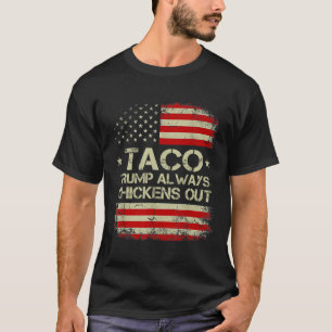 Trump kneift immer beim Taco-Handel Lustiges Meme T-Shirt