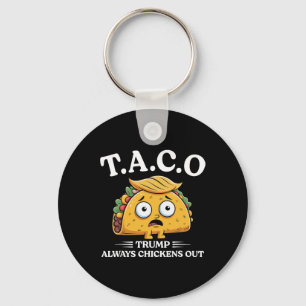 Trump kneift immer beim Taco Lustiger Taco Trump S Schlüsselanhänger