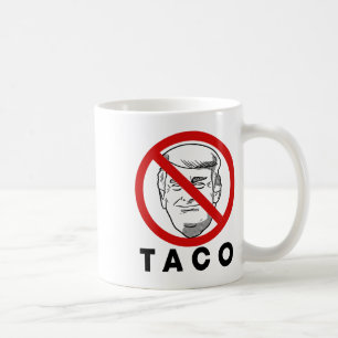Trump kneift immer Funny Taco Joke Retro St Kaffeetasse