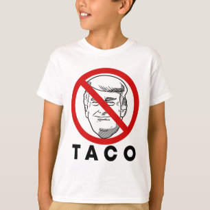 Trump kneift immer Funny Taco Joke Retro St T-Shirt