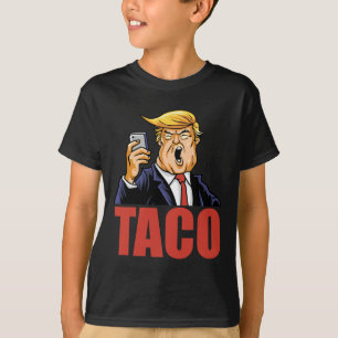 Trump kneift immer Funny Taco Joke Retro St T-Shirt